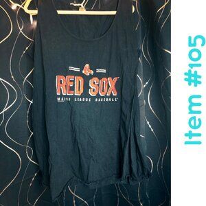 4x Navy Red Sox tank top Soft as a Grape